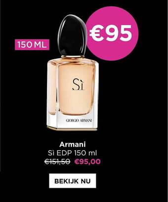 ICI PARIS XL Armani si edp 150ml aanbieding