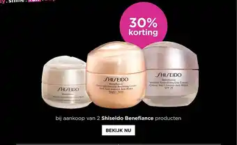 ICI PARIS XL Shiseido benefiance producten aanbieding