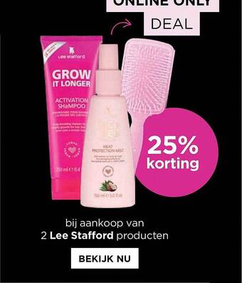 ICI PARIS XL Lee stafford producten aanbieding
