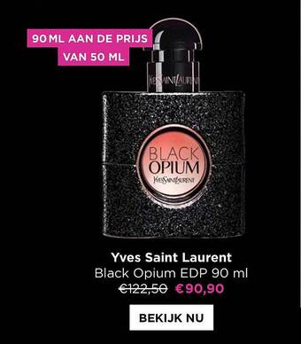 ICI PARIS XL Yves saint laurent black opium edp 90ml aanbieding