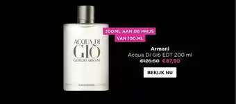ICI PARIS XL Armani acqua di gio edt 200ml aanbieding