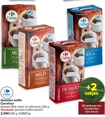 Carrefour Gemalen koffie aanbieding