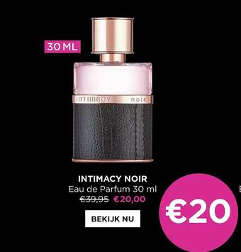 ICI PARIS XL Intimacy noir eau de parfum 30ml aanbieding