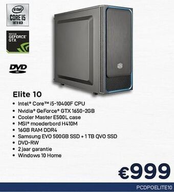 CompuDeals Pointer systems elite 10 aanbieding