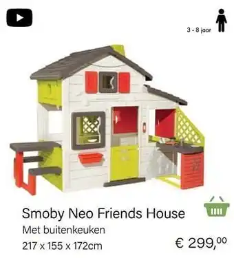 Multi bazar Smoby neo friends house aanbieding