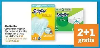 Albert Heijn Swiffer duster kit ambi pur aanbieding