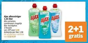 Albert Heijn Ajax allesreiniger 1.25 liter aanbieding