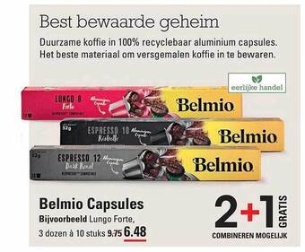 Sligro Belmio capsules aanbieding