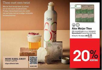 Sligro Alex meijer thee aanbieding