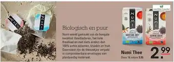 Sligro Numi thee aanbieding