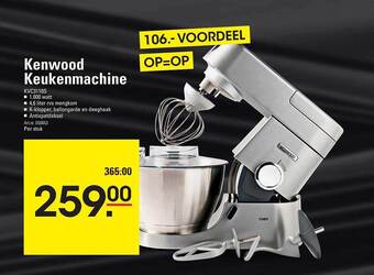 Sligro Kenwood keukenmachine aanbieding
