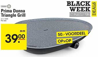 Sligro Prima donna triangle grill aanbieding