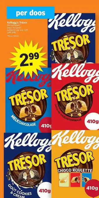 Albert Heijn Kellogg's trésor aanbieding