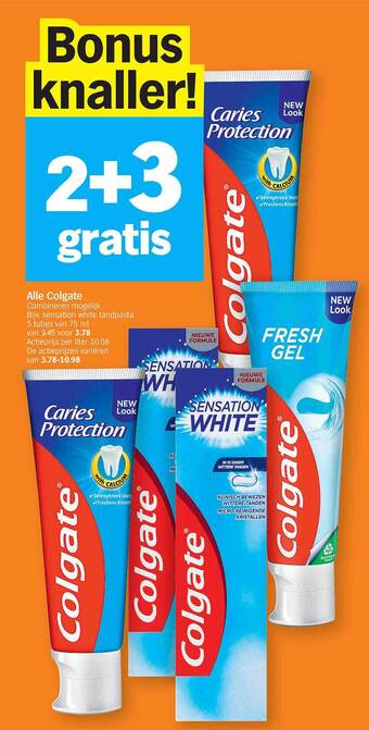 Albert Heijn Colgate tandpasta aanbieding