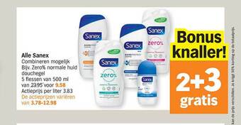Albert Heijn Sanex aanbieding