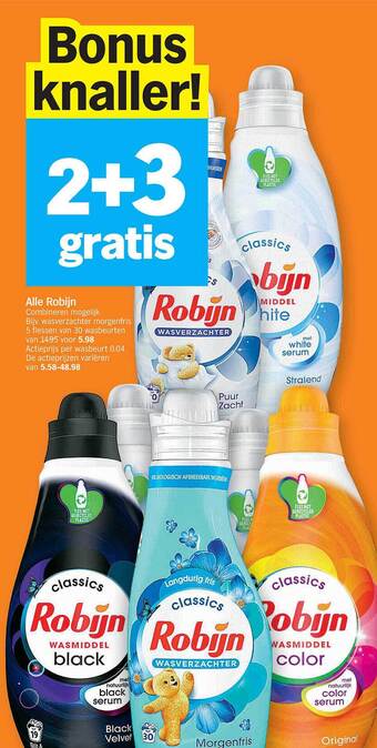 Albert Heijn Robijn aanbieding