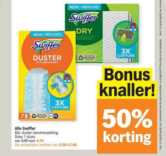 Albert Heijn Swiffer aanbieding