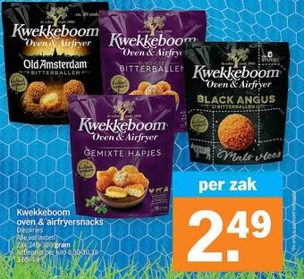 Albert Heijn Kwekkeboom oven & airfryersnacks aanbieding