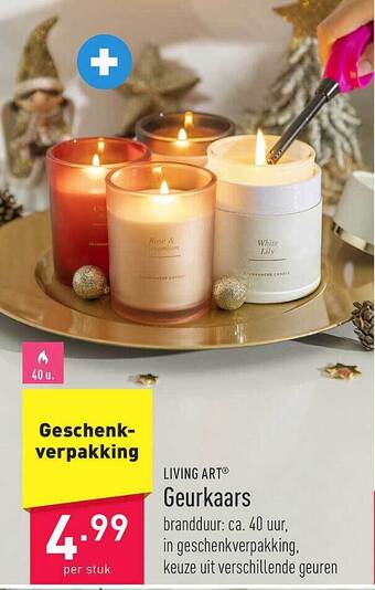 Living art geurkaars