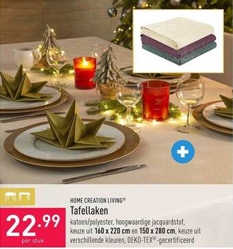 ALDI Home creation living tafellaken aanbieding