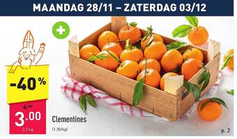 ALDI Clementines aanbieding