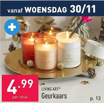 Living art geurkaars