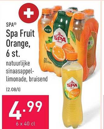 ALDI Spa fruit orange aanbieding