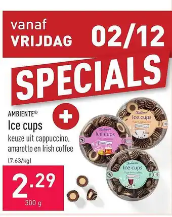 ALDI Ambiente ice cups aanbieding