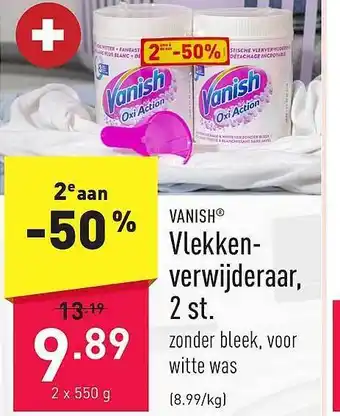 ALDI Vanish vlekkenverwijderaar aanbieding