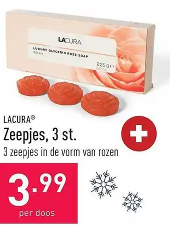 ALDI Lacura zeepjes aanbieding