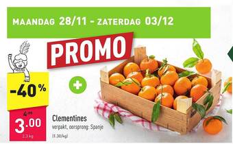 ALDI Clementines aanbieding