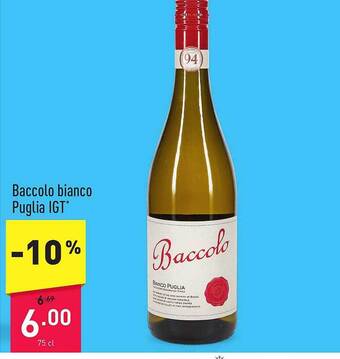 ALDI Baccolo bianco puglia igt aanbieding