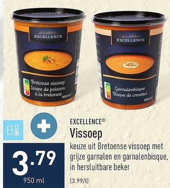 ALDI Excellence vissoep aanbieding