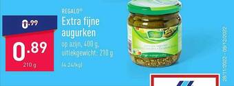 ALDI Regalo extra fijne augurken aanbieding