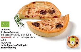 Carrefour Quiches artisan gourmet aanbieding