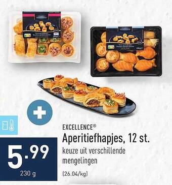 ALDI Excellence aperitiefhapjes aanbieding