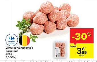 Carrefour Verse gehaktballetjes aanbieding