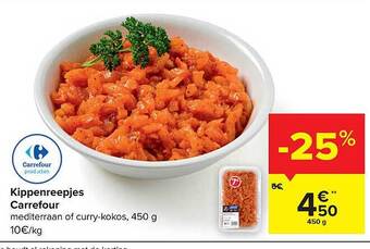 Carrefour Kippenreepjes aanbieding
