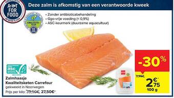 Carrefour Zalmhaasje aanbieding