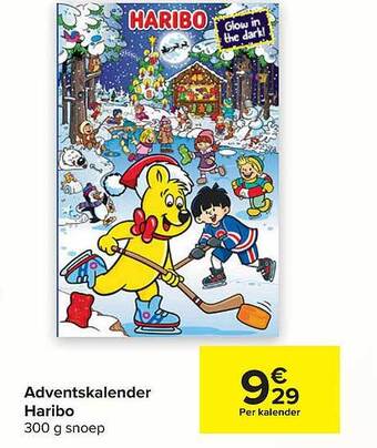 Carrefour Adventskalender haribo aanbieding