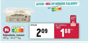 Delhaize Kipsalade, natuur aanbieding