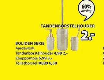 Jysk Boliden serie tandenborstelhouder aanbieding