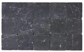 Cobogarden Klinker getrommeld 15 x 15 x 6 cm zwart