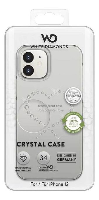 Dreamland White Diamonds cover Eternity voor iPhone 12 mini zilverkleurig aanbieding