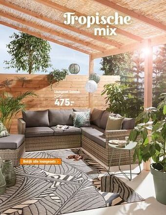 Kwantum Loungeset salerno aanbieding