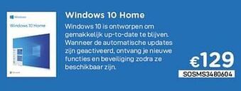 CompuDeals Microsoft windows 10 home aanbieding