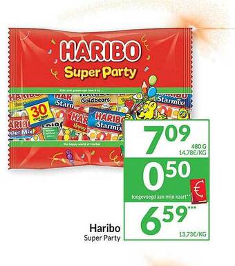 Intermarché Haribo super party aanbieding