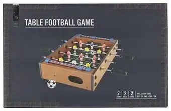 HEMA HEMA tafelvoetbal spel 34.5x23x7 aanbieding