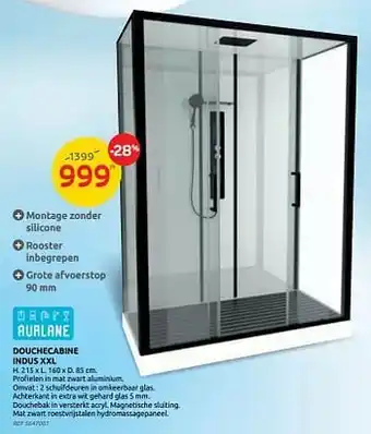 Brico Douchecabine indus xxl aanbieding