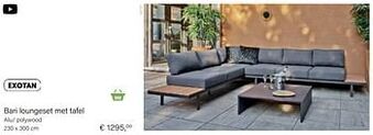 Multi bazar Bari loungeset met tafel aanbieding